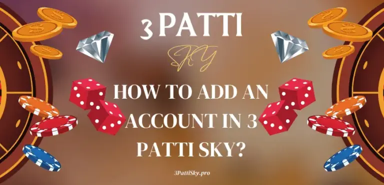 How To Add An Account In 3 Patti Sky | EasyPaisa & JazzCash